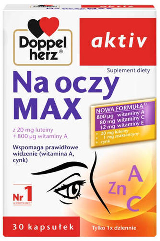 Doppelherz Aktiv Na Oczy Max X Kapsu Ek Cena Opinie Dawkowanie