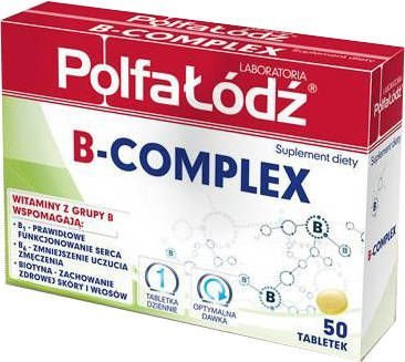 B-Complex X 50 Tabletek | Cena, Opinie, Dawkowanie, Skład | I-Apteka.pl