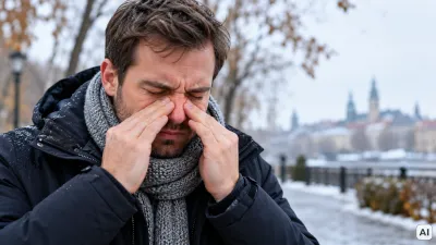Dlaczego zatoki bolą przy zmianie pogody? Ciśnienie mróz i sezonowe infekcje