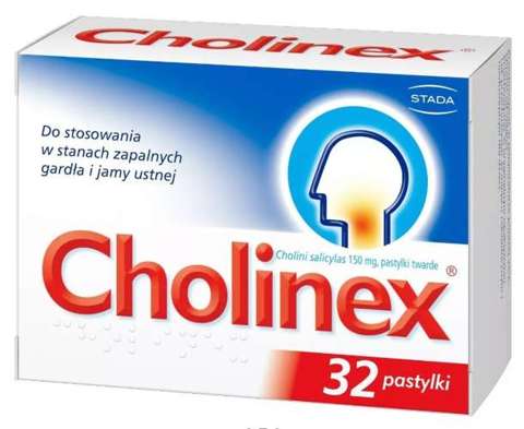 Cholinex x 32 pastylki do ssania