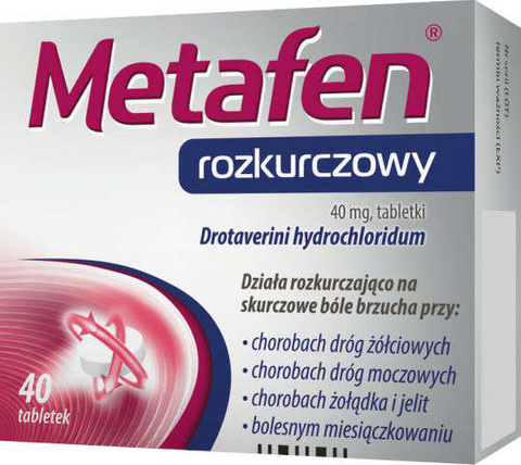 Metafen rozkurczowy 40mg x 40 tabletek