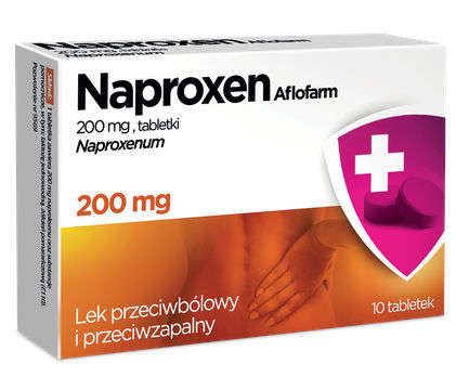 NAPROXEN AFLOFARM 200mg x 10 tabletek