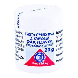 PASTA LASSARI (Maść cynkowa z kwasem salicylowym) 20g