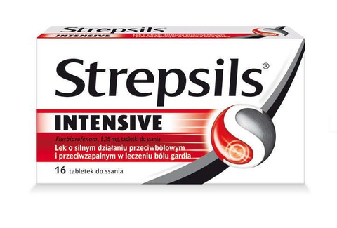 STREPSILS Intensiv x 16 tabl. do ssania